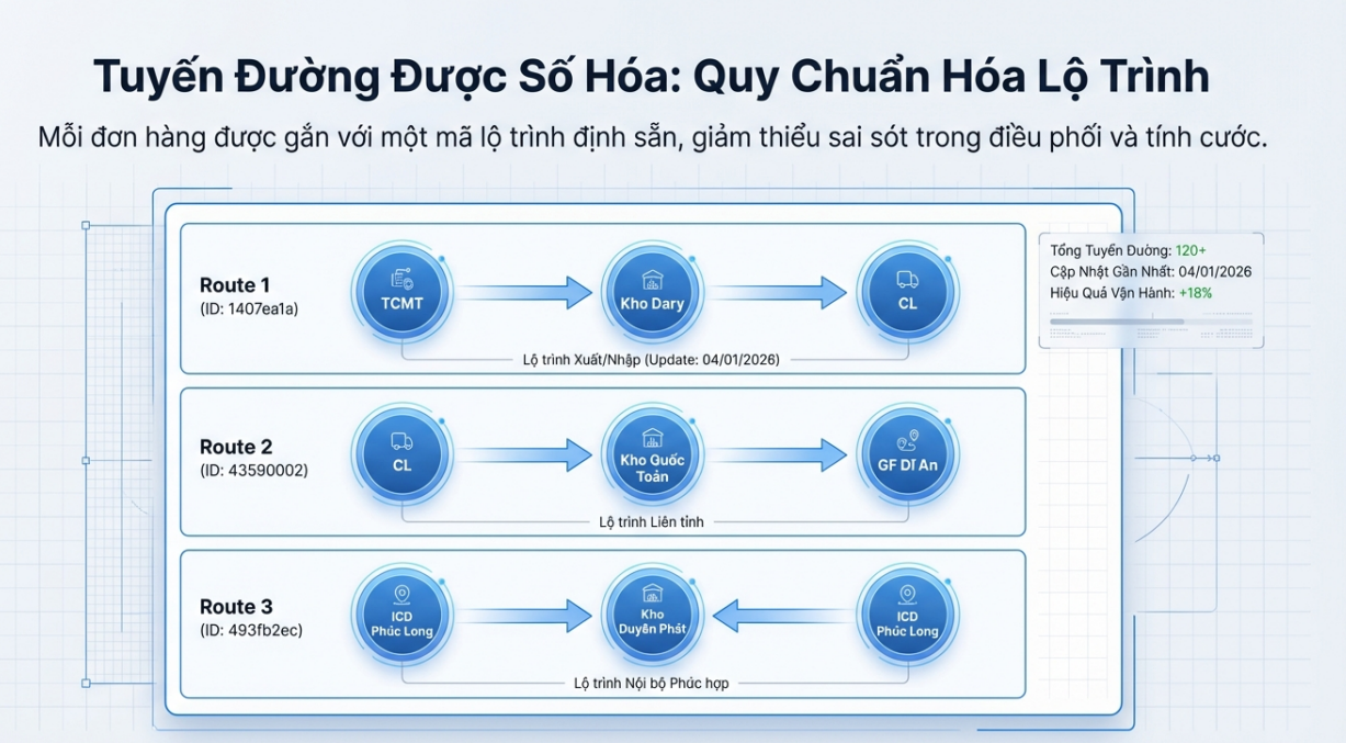 Lộ trình số hóa CHL Logistics